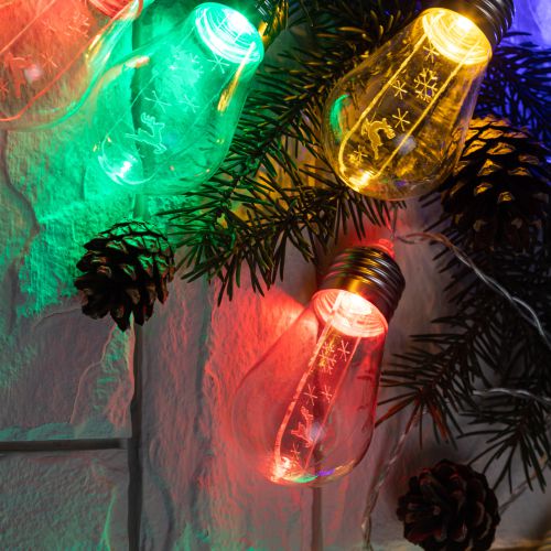  Гирлянда светодиодная "Нить С Новым Годом" 3м 10LED мультиколор IP20 ENIN-16MЭра Б0060415 фото в каталоге от BTSprom.by