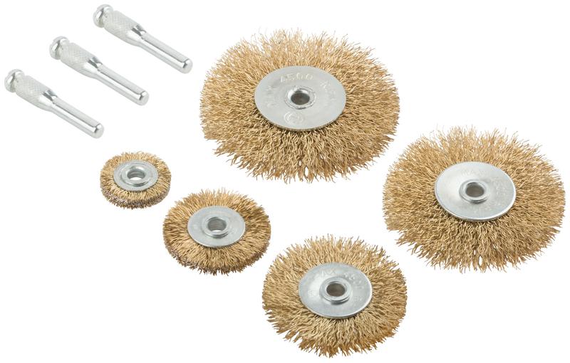  Корщетки со штифтом (колеса 25/38/50/63/75мм) (уп.5шт) MOS 38570М фото в каталоге от BTSprom.by