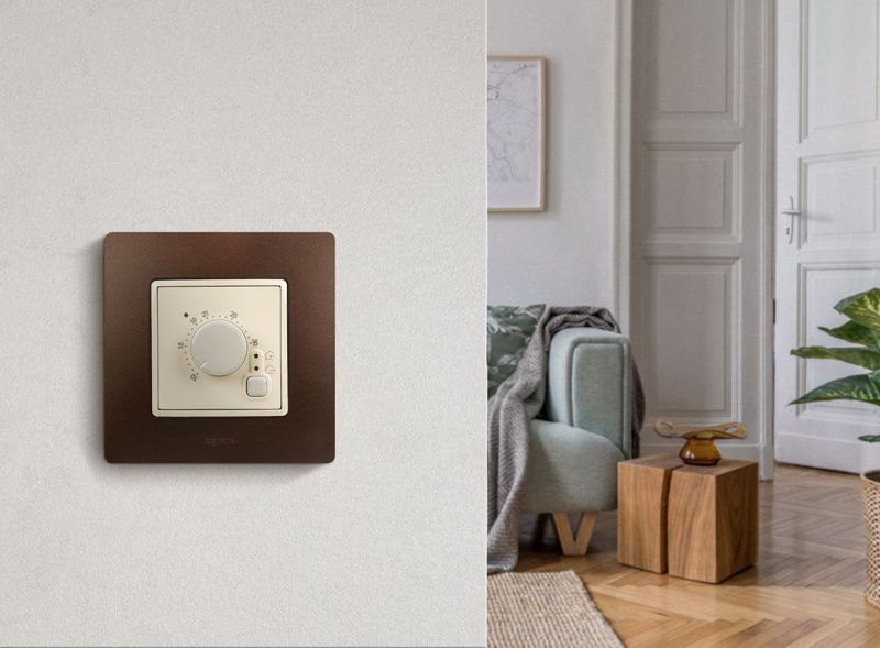  Механизм термостата СП Etika с внешн. датчиком для тепл. полов сл. кость IEK 672330 фото в каталоге от BTSprom.by