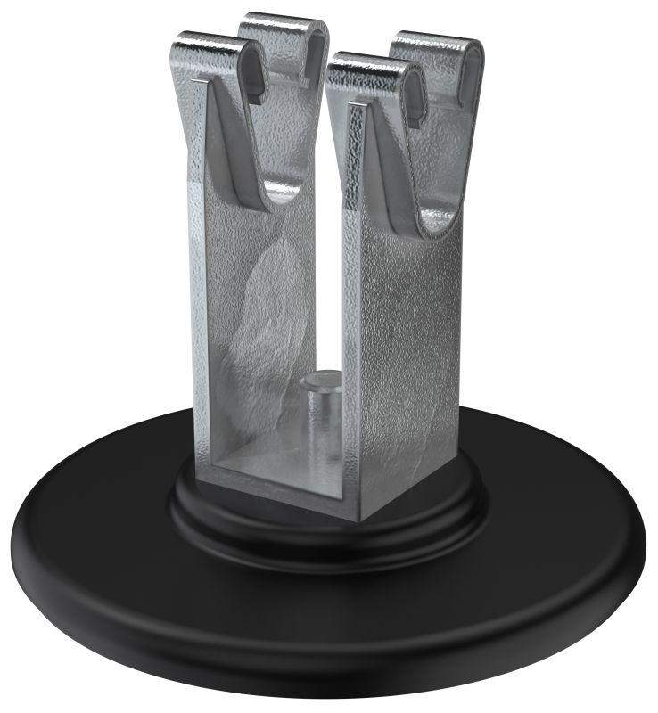 держатель проводника кругл. 8-10мм для кровли осн. клей оцинк. сталь iek zdp85-11-6-18 от BTSprom.by