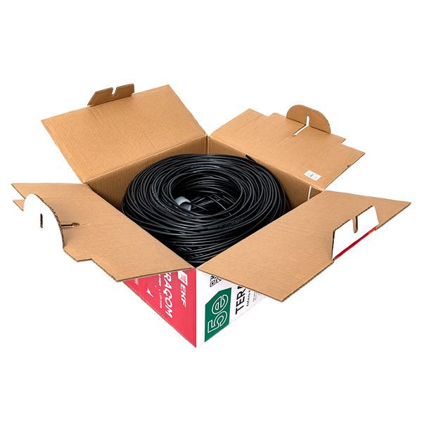  Кабель витая пара F/UTP кат.5E 4 пары solid внешн. LDPE черн. TERACOM EKF TRC-5EFTP-04PE-BK-OUT3 фото в каталоге от BTSprom.by