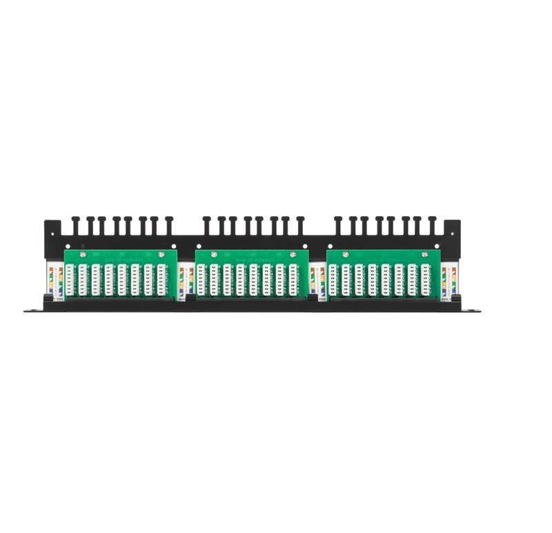 патч-панель 19дюйм 0.5u кат.5e (класс d) неэкранир. 24 порта 100мгц rj45 (8p8c) 110/krone t568a/b с органайзером черн. nikomax nmc-rp24ud2-hu-bk от BTSprom.by
