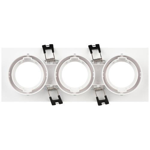  Светильник встраиваемый декоративный KL92-3 WH MR16/GU5.3 бел. пластик. Эра Б0054376 фото в каталоге от BTSprom.by