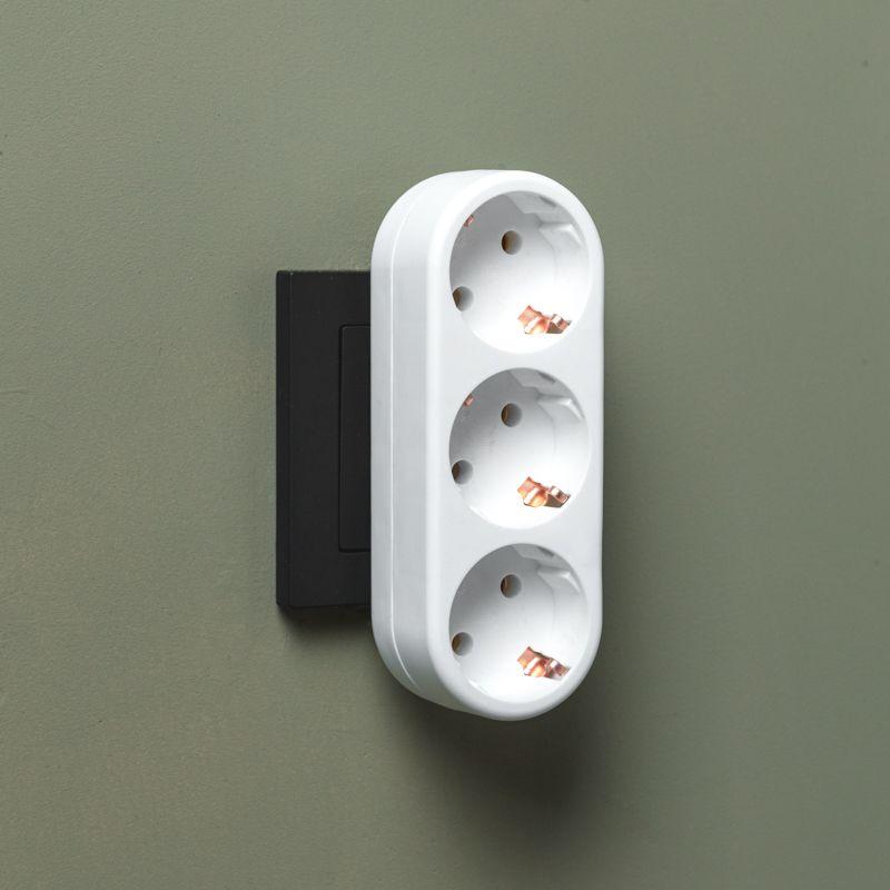  Разветвитель 3-м с заземл. 16А IP20 линейный бел. Rexant 11-1079 фото в каталоге от BTSprom.by