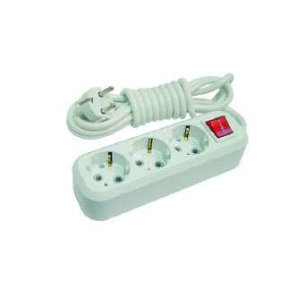 удлинитель 3х3м с заземл. 16а ip20 с выкл. makel mgp213 от BTSprom.by