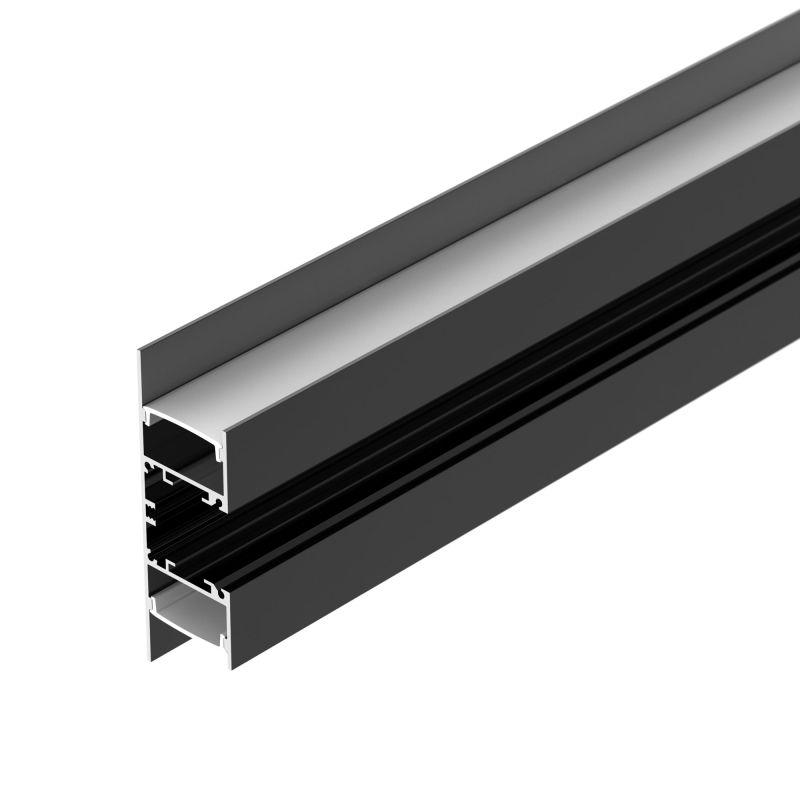 профиль wall-2575-dual-2000 anod black l2000 алюм. arlight 052332 от BTSprom.by