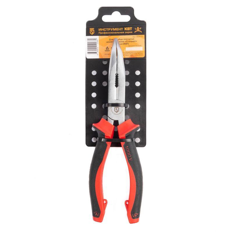  Длинногубцы изогнутые диэлектрические "Стандарт" 200мм КВТ 60473 фото в каталоге от BTSprom.by