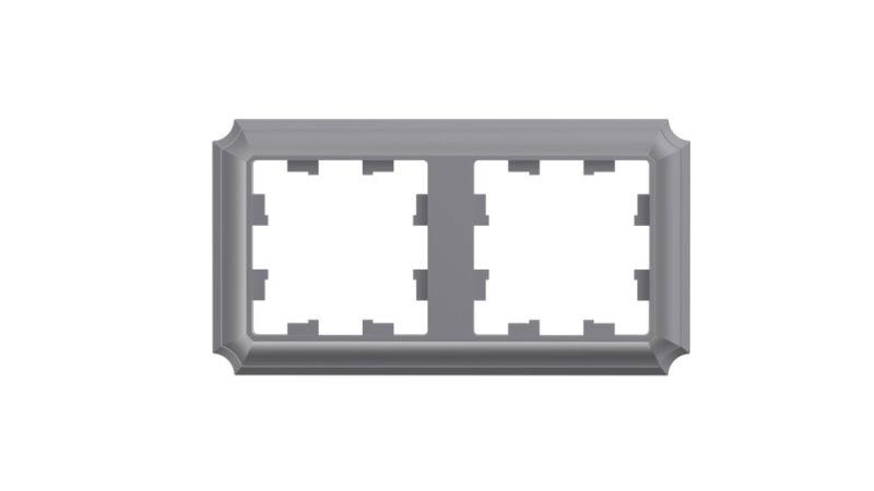 рамка 2-м atlasdesign antique универс. сталь se atn100902 от BTSprom.by