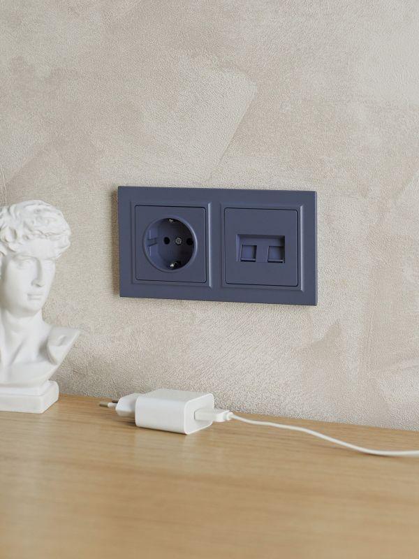  Рамка 2-м IP44 BRITE РУ-2-БрМ-44 маренго IEK BR-M22-44-K35 фото в каталоге от BTSprom.by