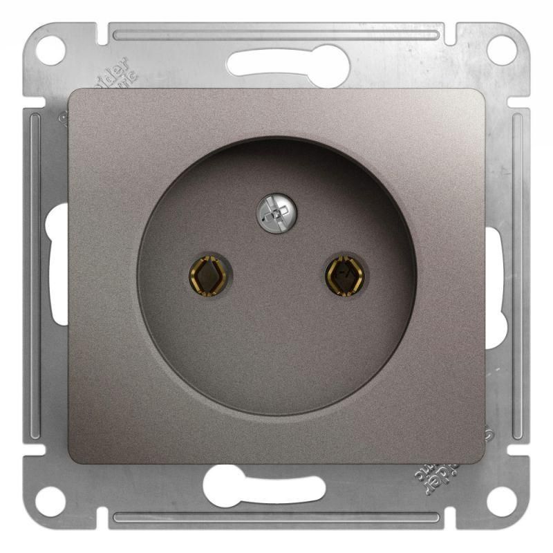 розетка 1-м сп glossa 16а ip20 250в без заземл. механизм платина se gsl001241 от BTSprom.by