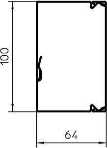  Кабель-канал 100х60 L2000 сталь LKM60100RW оцинк. бел. OBO 6248624 фото в каталоге от BTSprom.by