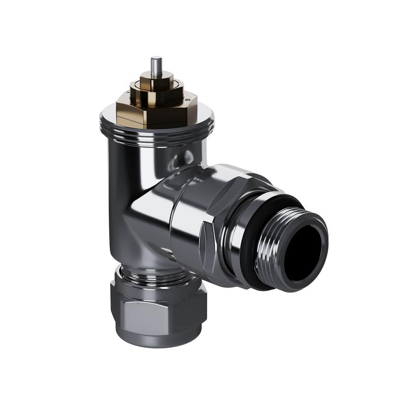  Набор термостатический угловой Design Pro 15мм М30х1.5 хром Royal Thermo НС-1646649 фото в каталоге от BTSprom.by