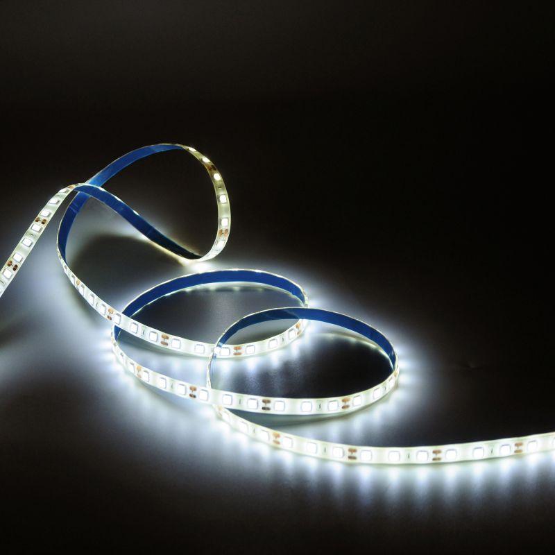  Лента светодиодная Basic 5050/60-SMD 10Вт/м 3000К тепл. бел. IP65 700лм/м 12В 10мм (уп.5м) GAUSS BT051 фото в каталоге от BTSprom.by