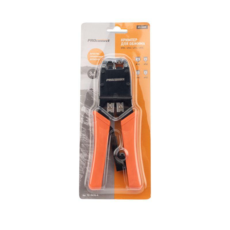  Кримпер для обжима 8P8C/6P4C HT-500R HY-500R PROCONNECT 12-3434-4 фото в каталоге от BTSprom.by
