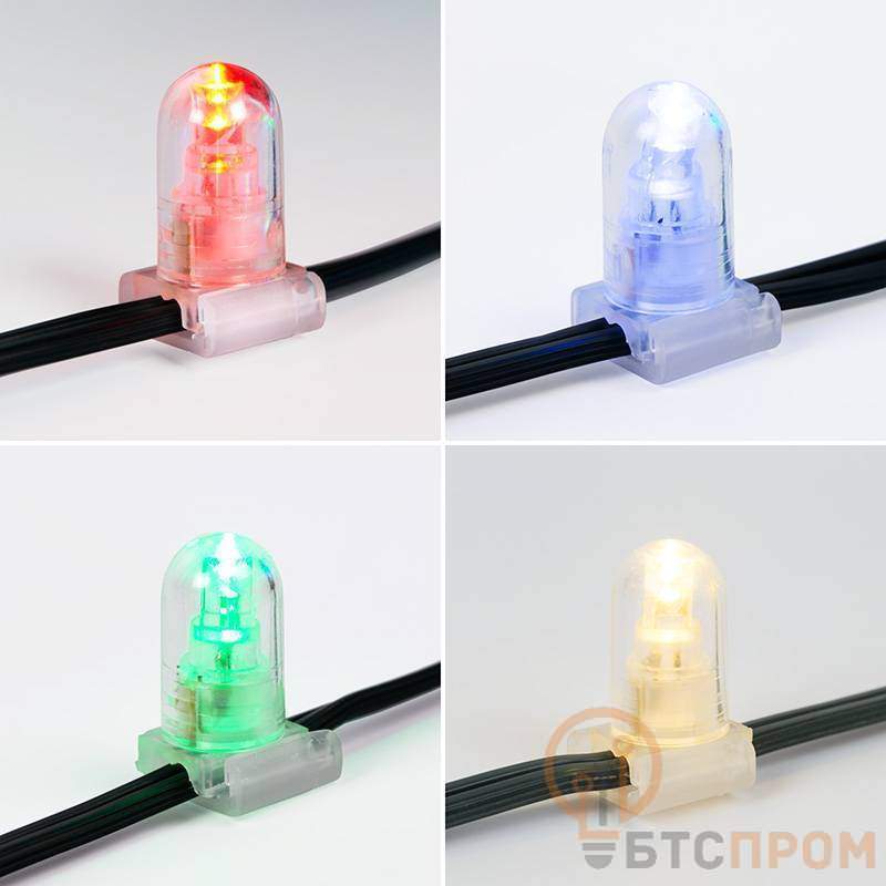  Гирлянда светодиодная "LED ClipLight" 1.5м 665LED мультиколор 80Вт 12В IP65 (уп.100м) Neon-Night 325-129 фото в каталоге от BTSprom.by