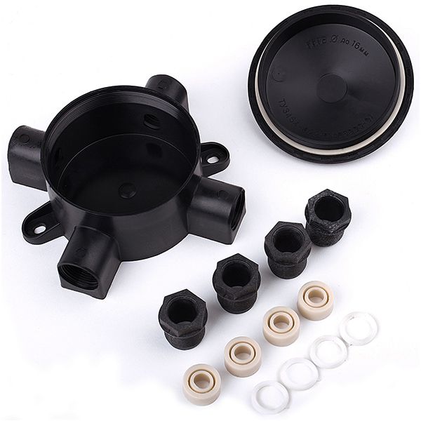 коробка ответвительная у409-4 у1.5 4 ответвления ip65 электротехник et002870 от BTSprom.by