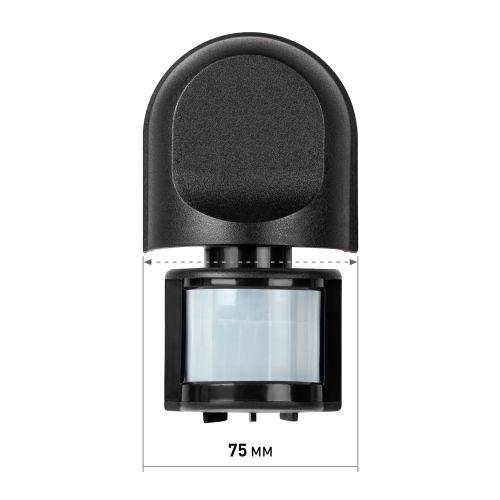  Датчик движения инфракрасн. настен. MD 04 1200Вт 180град. IP44 черн. Эра Б0067001 фото в каталоге от BTSprom.by