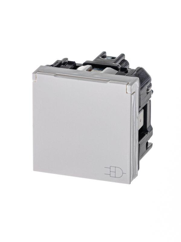 розетка 1-м сп 2мод. zenit 16а ip21 250в с заземл. schuko защ. шторки с крышкой механизм альп. бел. abb 2cla228810n1101 от BTSprom.by