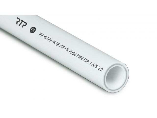 труба пп стекловолокно 25х3,5 pn20 бел. 2м ртп (ростурпласт) 10330 от BTSprom.by