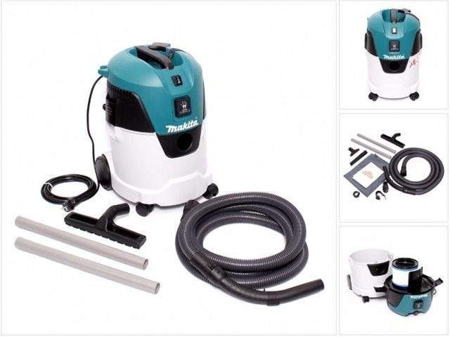 пылесос makita vc 2512 l (1000 вт, 25 л, класс: l, самоочистка: полуавтомат) vc2512l от BTSprom.by