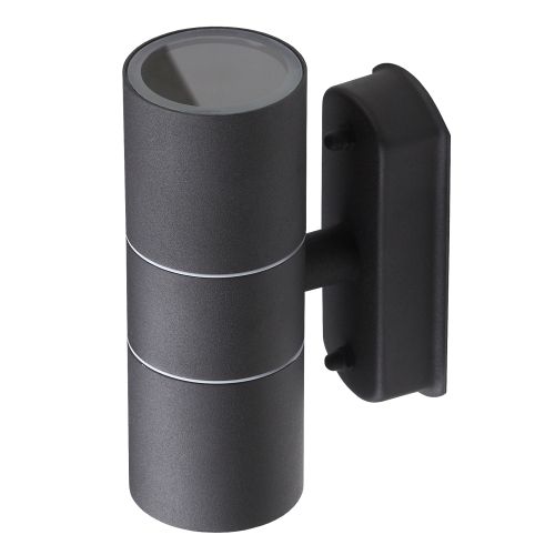  Светильник WL28 BK декор. подсветка MAX35W 2хGU10 IP54 черн. ЭРА Б0034634 фото в каталоге от BTSprom.by