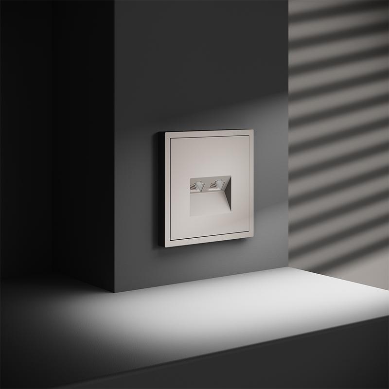  Розетка компьютерная 2-м СП S70 RJ45 + RJ45 кат.6 механизм кашемир Voltum VLS060203 фото в каталоге от BTSprom.by