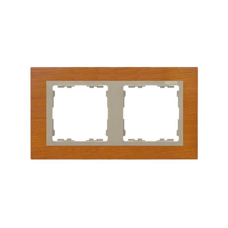 рамка 2-м simon82 nature дуб/шампань дерево simon 82927-66 от BTSprom.by