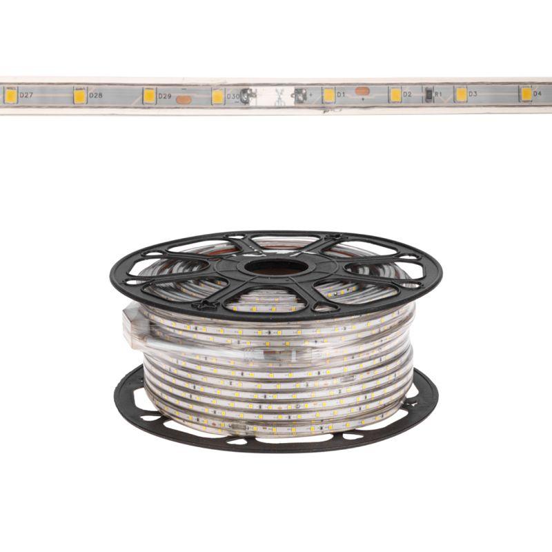  Лента светодиодная SMD3528 10х7мм 60LED/м 4.8Вт/м 220В IP67 тепл. бел. (уп.100м) NEON-NIGHT 142-606 фото в каталоге от BTSprom.by