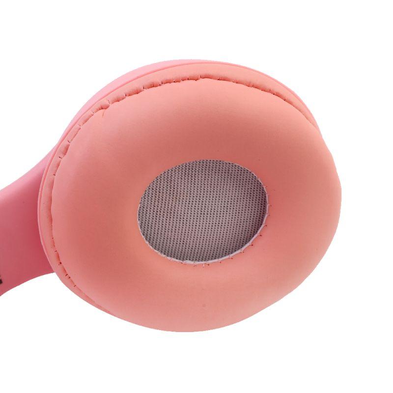  Наушники накладные беспроводные ELX-BTHP02-C14 FM MP3 микрофон ушки розов. ERGOLUX 15459 фото в каталоге от BTSprom.by