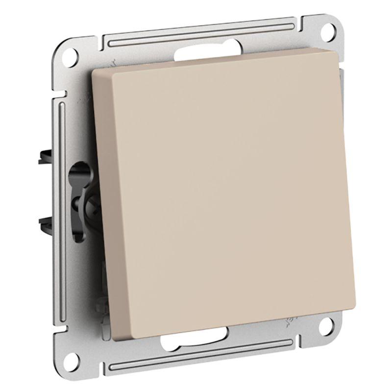  Выключатель AtlasDesign (сх. 1) 10AX с самовозвратом механизм песочн. SE ATN001215 фото в каталоге от BTSprom.by