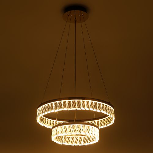  Люстра светодиодная Erika 6131-105 LED 68Вт 3000К дизайн Rivoli Б0061969 фото в каталоге от BTSprom.by