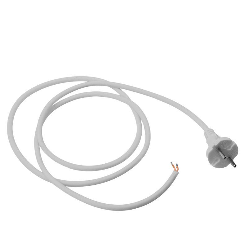 кабель сетевой sr-lr4 пвс2х1 с универс. вилкой 2200вт 10а без заземл. 1.5м бел. volsten 15935 от BTSprom.by