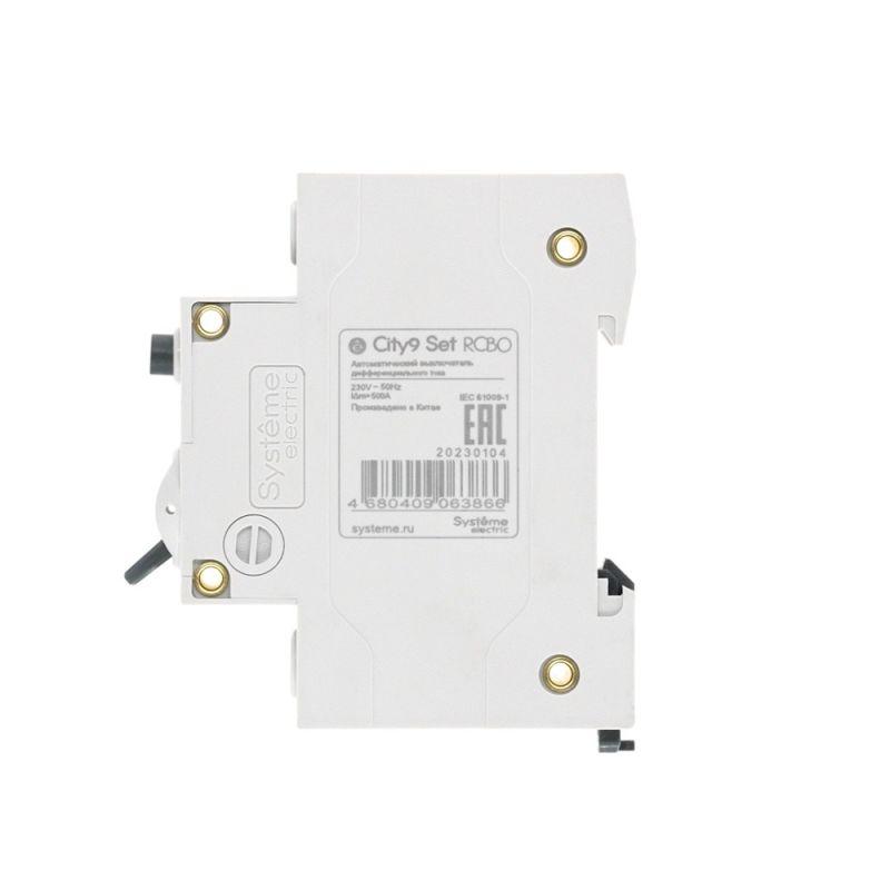  Выключатель автоматический дифференциального тока 2п (1P+N) C 20А 30мА тип A 4.5кА City9 Set 230В SE C9D55620 фото в каталоге от BTSprom.by