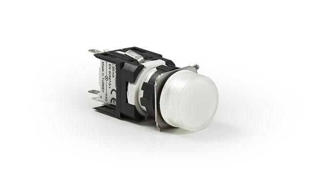 арматура сигнальная 16мм круглая 12-24 ac/dc бел. emas d050yxb от BTSprom.by