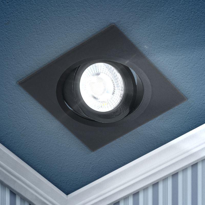 светильник светодиодный kl led 21a-5 4k bk 5вт 4000к smd квадратный поворотн. эра б0039688 от BTSprom.by