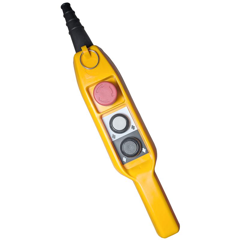 пульт хас-а ty-3a 2 кнопок 1 скор. авар. стоп ключ кранэлектро 00000017205 от BTSprom.by