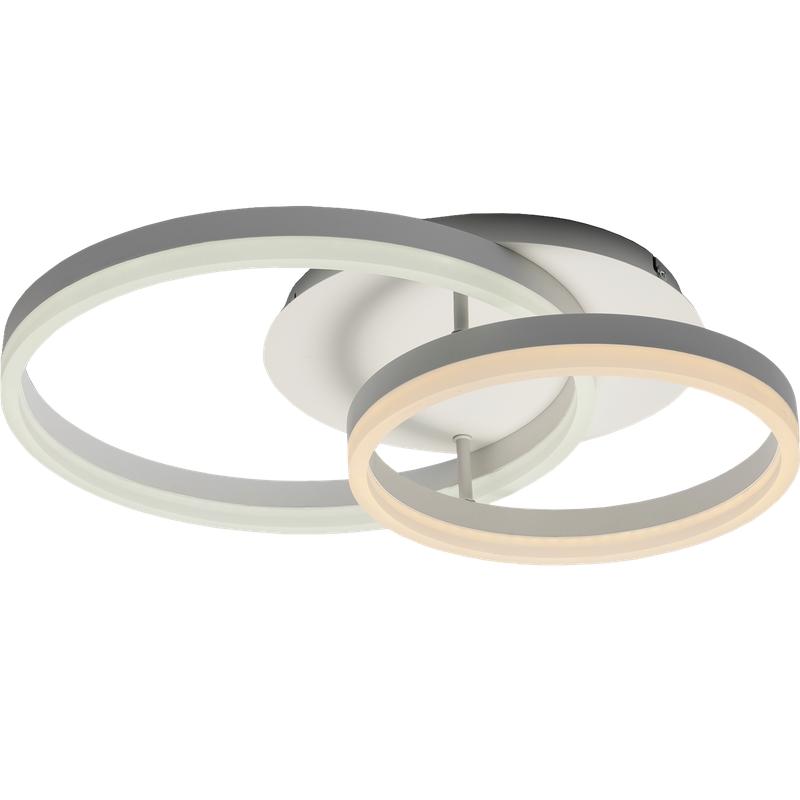  Люстра светодиодная ECLIPSE 56Вт 640х400х125мм 14кв.м потолочная ДУ 3 режима диммир. бел. Ritter 52082 9 фото в каталоге от BTSprom.by