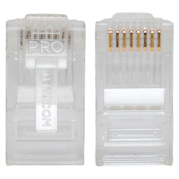  Коннектор RJ45 (8P8C) кат.6 неэкранир. 30мкд универс. (уп.20шт) TERACOM PRO EKF TRP-PLUG-6UTP-20 фото в каталоге от BTSprom.by