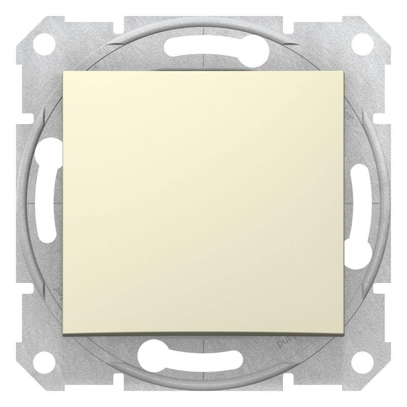 выключатель 1-кл. сп sedna 10а ip20 (сх. 1) 250в механизм беж. sche sdn0100147 от BTSprom.by