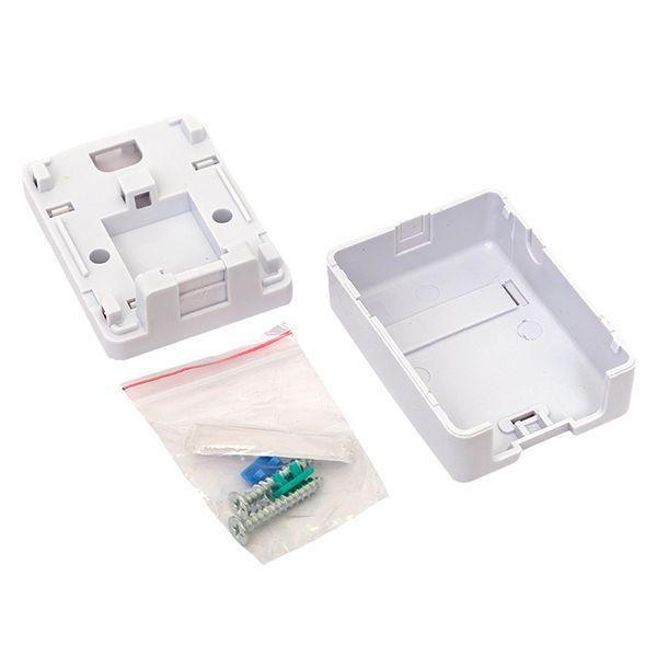  Корпус розетки настенной на 1 модуль Keystone со шторкой и маркером бел. TERACOM PRO EKF TRP-EBOX-1KSTN-WH фото в каталоге от BTSprom.by