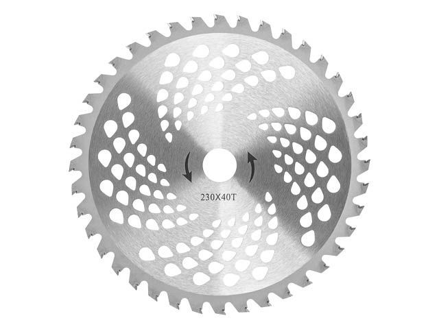 нож для триммера wortex тв 3018 at 40 зубов 230х1.7х25.4 мм (для триммера wortex тв 3018 ат) 0333343 от BTSprom.by