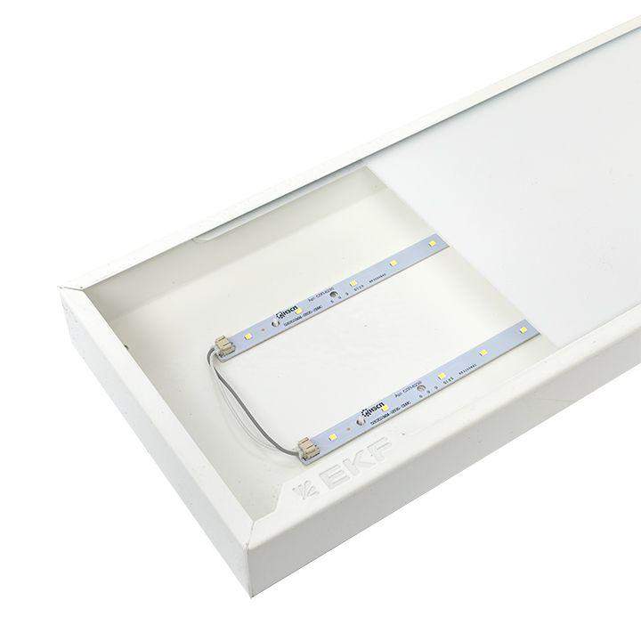  Светильник светодиодный ДВО-1005 36Вт 6500К IP40 1195х180х40 опал панель EKF LPL-1005-O-36-6500-40 фото в каталоге от BTSprom.by