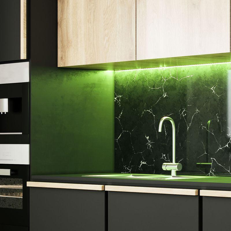  Лента светодиодная Black 2835/60-SMD 4.8Вт/м зел. IP20 210лм/м 12В (блист.5м) GAUSS 312000605 фото в каталоге от BTSprom.by