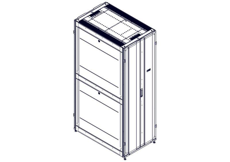 шкаф uniprom 48u-750/1200 боковые панели 4шт черн. se ur3357 от BTSprom.by