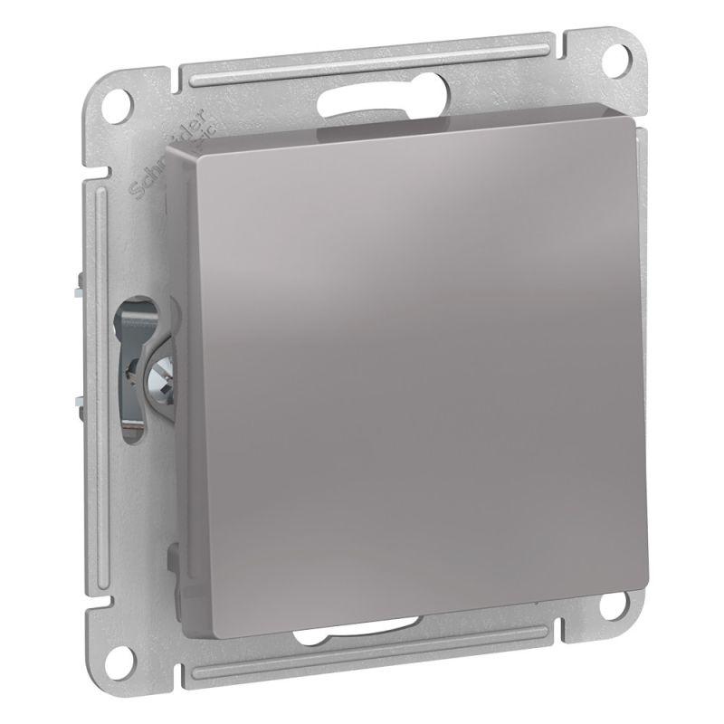 выключатель 1-кл. сп atlasdesign 10а ip20 (сх. 1) 10ax с самовозвратом механизм алюм. se atn000315 от BTSprom.by