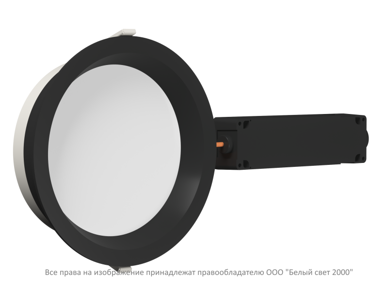 светильник аварийный bs-dl-10-l2-led v02 black 3000к белый свет a29277 от BTSprom.by