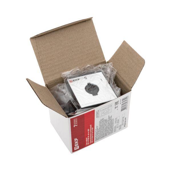  Переключатель кулачковый ПК-1-11 1П 10А "0-1" EKF pk-1-11-10 фото в каталоге от BTSprom.by