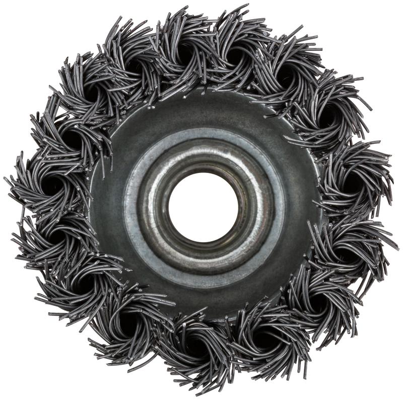  Корщетка чашечная гайка М14 стальная витая проволока 65мм КУРС 39041 фото в каталоге от BTSprom.by