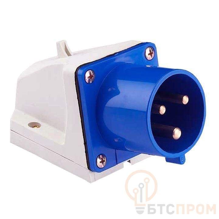 вилка стационарная 523 32а 2p+pe 220в ip44 ekf ps-523-32-220 от BTSprom.by