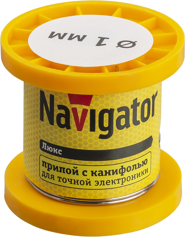 припой 93 076 nem-pos02-61k-1-k50 (пос-61; катушка; 1мм; 50 г) navigator 93076 от BTSprom.by